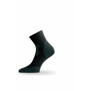 Lasting TKI 908 čierna trekingová ponožka Veľkosť: (38-41) M ponožky