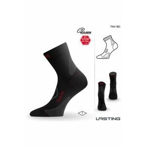 Lasting TNW 983 čierna merino ponožka Veľkosť: (42-45) L ponožky