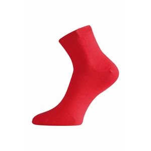 Lasting WAS 388 červené ponožky z merino vlny Veľkosť: (34-37) S ponožky