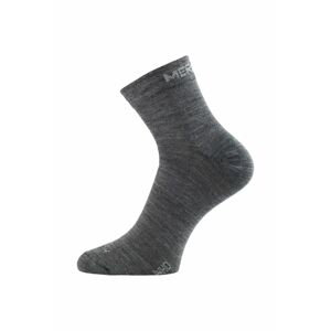Lasting WHO 800 šedá ponožka z merino vlny Veľkosť: (46-49) XL ponožky