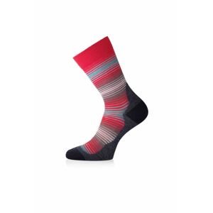 Lasting merino ponožky WLG červené Veľkosť: (38-41) M