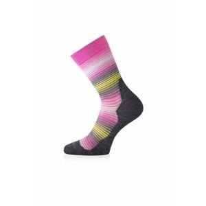 Lasting merino ponožky WLG ružové Veľkosť: -(34-37) S