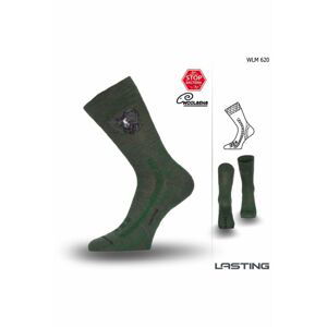 Lasting Hunting WLM 620 zelená Veľkosť: (38-41) M ponožky
