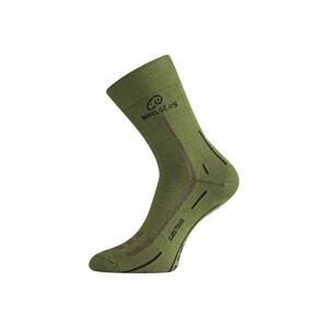 Lasting WLS 699 zelená vlnená ponožka Veľkosť: (38-41) M ponožky