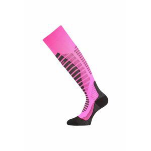 Lasting WRO 409 ružové lyžiarske podkolienky Veľkosť: (42-45) L ponožky