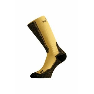 Lasting WSM 640 horčicová merino ponožky Veľkosť: -(42-45) L ponožky