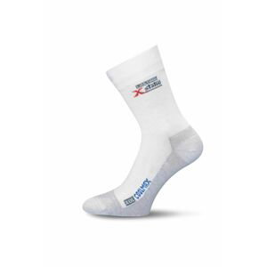 Lasting XOL 001 biela turistická ponožka Veľkosť: (38-41) M ponožky