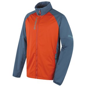 Husky  Suli M turquoise/brown, XL Pánska softshell bunda