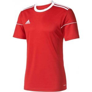 adidas SQUAD 17 JSY SS červená XL - Pánsky futbalový dres