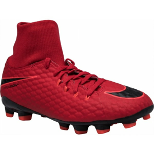 Nike HYPERVENOM PHELON FG DF JR červená 5.5 - Detské kopačky