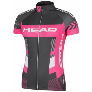 Head LADY JERSEY TEAM šedá XS - Dámsky cyklistický dres