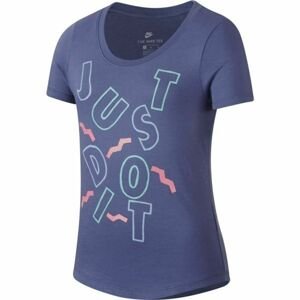 Nike SPORTSWEAR TEE POOL PARTY JDI tmavo modrá XL - Dievčenské tričko