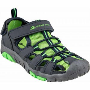 ALPINE PRO EAKY Detská letná obuv, svetlo zelená, veľkosť 30