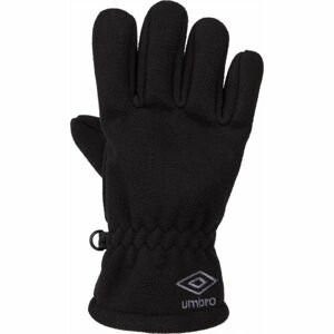 Umbro HERB Chlapčenské rukavice, čierna, veľkosť 8-11