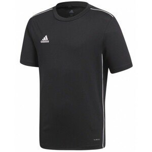 adidas CORE18 JSY Y Juniorský  futbalový dres, čierna, veľkosť 128