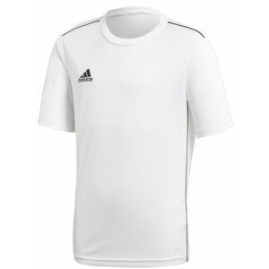 adidas CORE18 JSY Y Juniorský  futbalový dres, biela, veľkosť 164