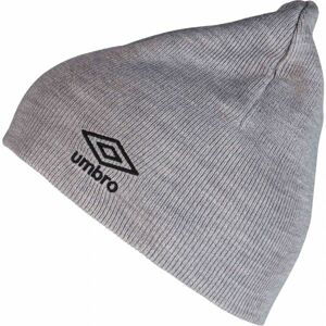 Umbro BEANIE Zimná čiapka, sivá, veľkosť UNI