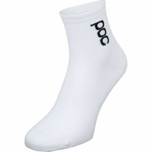 POC ESSENTIAL ROAD LT Športové ponožky, biela, veľkosť