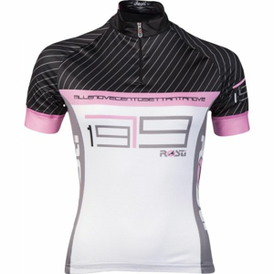 Rosti GESSATO LADY KR ZIP biela XL - Dámsky cyklistický dres