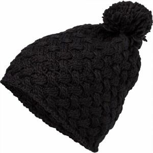 Willard BLISS Dámska pletená čiapka, čierna, veľkosť
