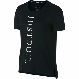 Nike MILER TOP SS JDI čierna M - Dámske bežecké tričko