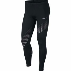 Nike RUN TIGHT GX čierna M - Pánske bežecké legíny