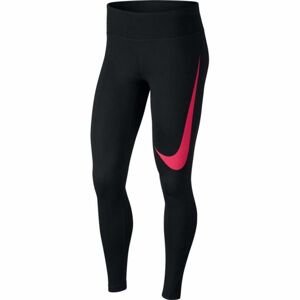Nike ESSNTL TGHT HBR Dámske bežecké legíny, čierna,červená, veľkosť