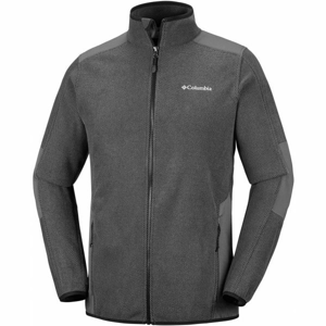 Columbia TOUGH HIKER FULL ZIP FLEECE Pánska flísová mikina, tmavo sivá, veľkosť