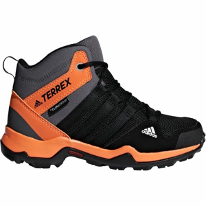 adidas TERREX AX2R MID CP K šedá 33 - Detská outdoorová obuv
