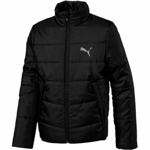 Puma ESS PADDED JACKET JR čierna 128 - Juniorská zimná bunda