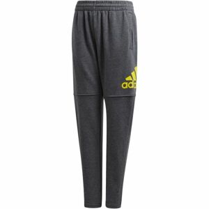 adidas LOGO PANT tmavo šedá 140 - Chlapčenské tepláky