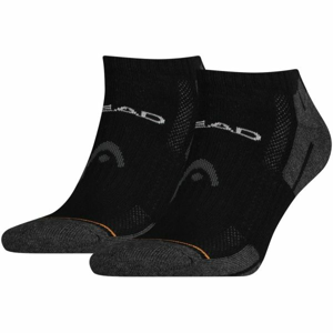 Head PERFORMANCE SNEAKER 2P Ponožky, čierna, veľkosť 43/46