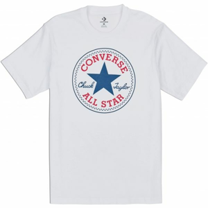 Converse CHUCK PATCH TEE Pánske tričko, biela, veľkosť S
