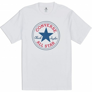 Converse CHUCK PATCH TEE Pánske tričko, biela, veľkosť XL