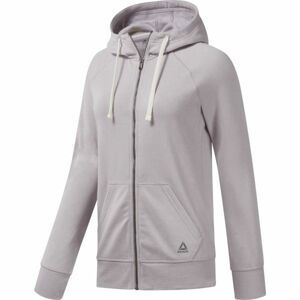 Reebok EL FL FULL ZIP biela XL - Dámska mikina