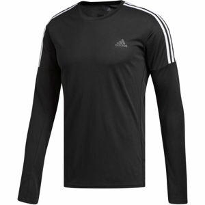 adidas RUN 3S LS M čierna XL - Pánske tričko