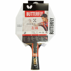 Butterfly ZHANG JIKE ZJX6 Raketa na stolný tenis, čierna, veľkosť