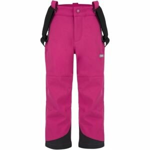 Loap LEWRY ružová 134-140 - Detské softshellové nohavice