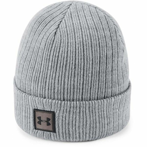 Under Armour BOY'S TRUCKSTOP BEANIE 2.0 Detská zimná čiapka, sivá, veľkosť UNI