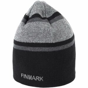 Finmark FC1853 Pánska pletená čiapka, čierna, veľkosť os
