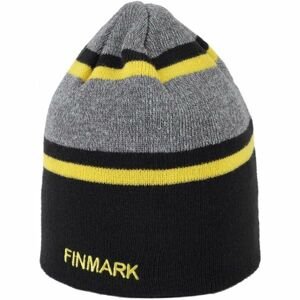 Finmark FC1854 Pánska pletená čiapka, čierna, veľkosť UNI