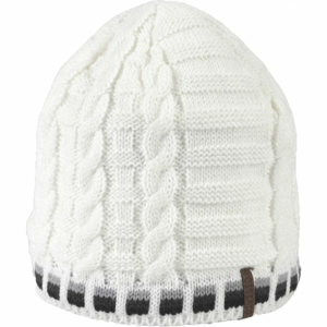 Finmark DIVISION Dámska pletená čiapka, biela, veľkosť UNI