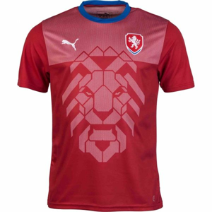 Puma CZECH REPUBLIC B2B červená L - Pánske tričko