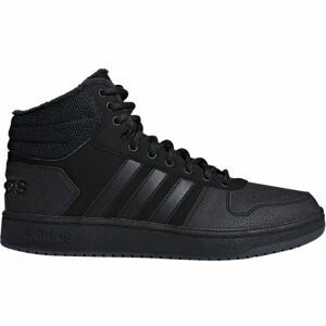 adidas HOOPS 2.0 MID Pánska obuv na voľný čas, čierna, veľkosť 38 2/3