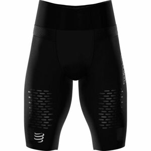 Compressport UNDER CONTROL SHORT Pánske bežecké kraťasy, čierna, veľkosť T2