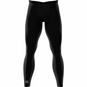 Compressport FULL TIGHTS UNDER CONTROL Pánske kompresné legíny, čierna, veľkosť T1