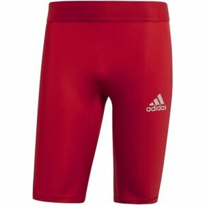 adidas ALPHASKIN SPORT SHORT TIGHTS  M červená S - Pánske spodné šortky