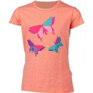 Lewro OANEZ Dievčenské tričko, oranžová, veľkosť 116-122