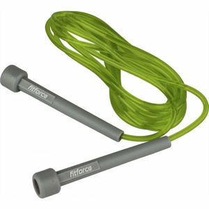 Fitforce JUMP ROPE Švihadlo, tmavo zelená,sivá,biela, veľkosť