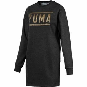 Puma ATHLETIC DRESS FL tmavo šedá XS - Dámske športové šaty